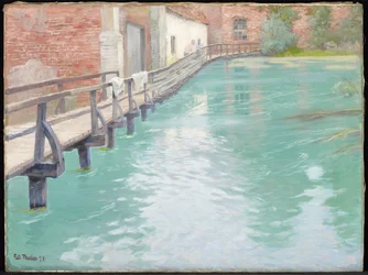 Os moinhos em Montreuil-sur-Mer, Normandia, 1891